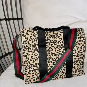 Leopard Print 🐆 Canvas Tote